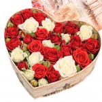 Букет из 51 розы от интернет-магазина «StarFlora»в Нижнекамске
